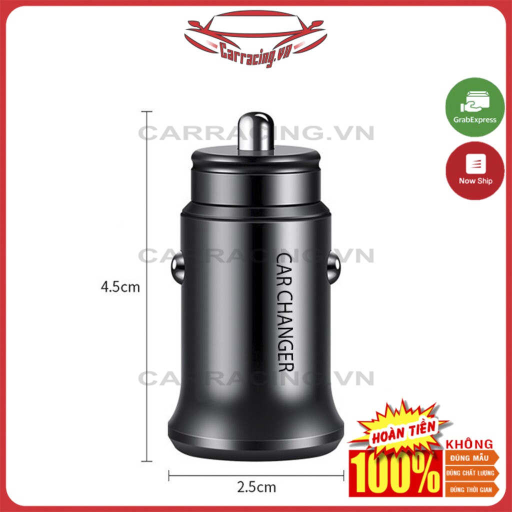 Tẩu Sạc Nhanh Ô Tô CARCHANGER  4.8 A 2 cổng USB dùng trong CARRACING Nội thất phụ kiện và cũng là đồ chơi ô tô , xe hơi | BigBuy360 - bigbuy360.vn