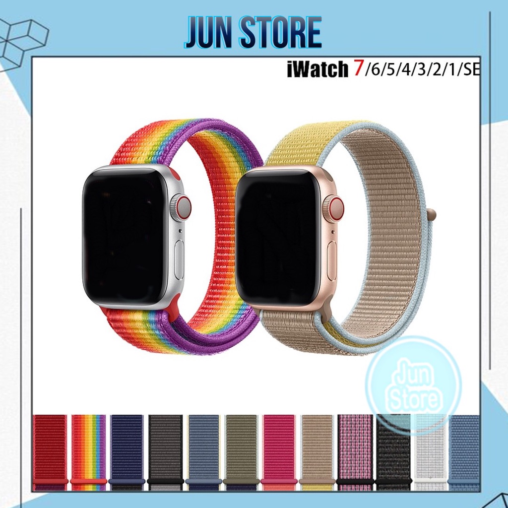 Dây vải dù A.W đủ size 38-40-41-42-44-45mm seri 1,2,3,4,5,6,7