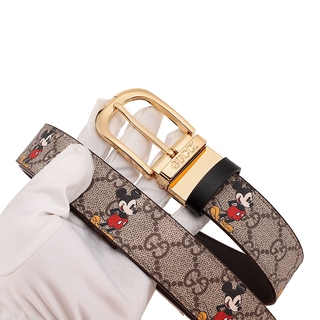 Thắt Lưng Gucci Họa Tiết Chuột Mickey Thời Trang