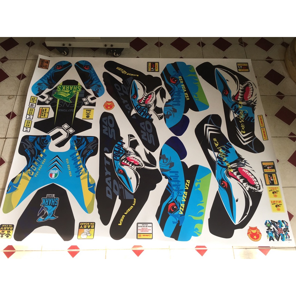 Tem Decal Xe Điện Xmen  09