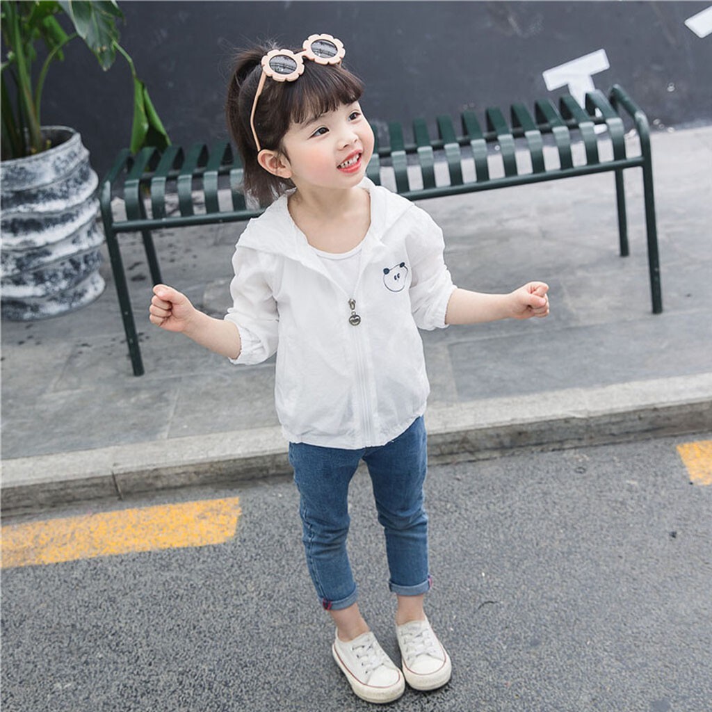 Áo choàng chống nắng cho bé trai bé gái Kangmin kids, áo khoác cho bé trai bé gái in hình Gâu cực yêu cho bé từ 6- 18kg