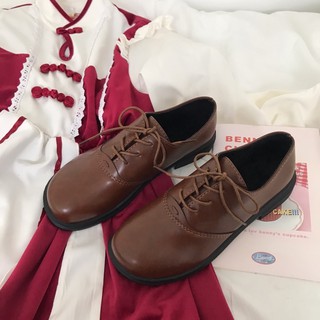 Giày Oxford da vintage dễ thương cổ điển ulzzang Hàn Quốc [Yannie]