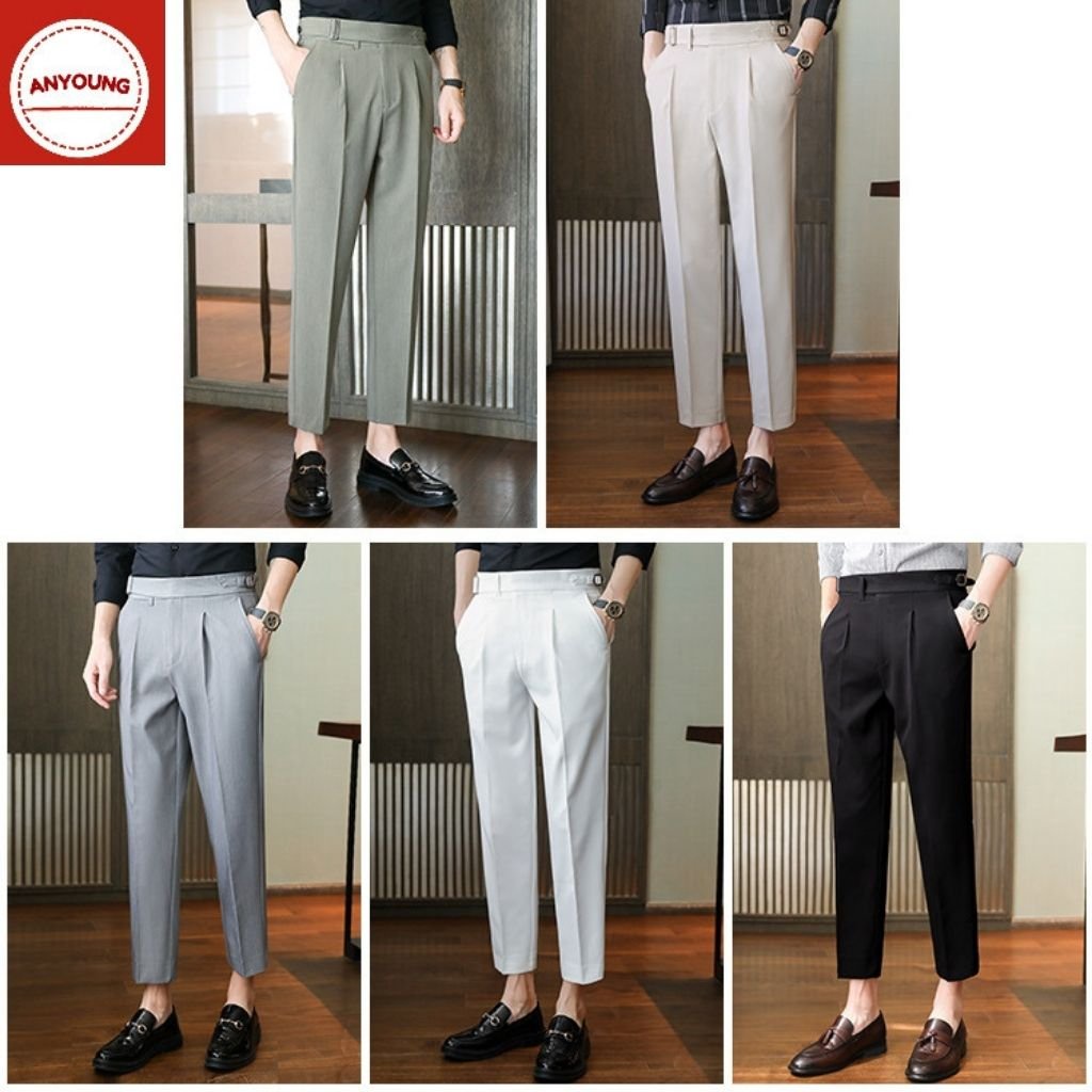 Quần Tây Nam SANMINHCHAU Quần Âu Bó Gấu Phong Cách Hàn Quốc Lịch Lãm Sang Trọng QD311