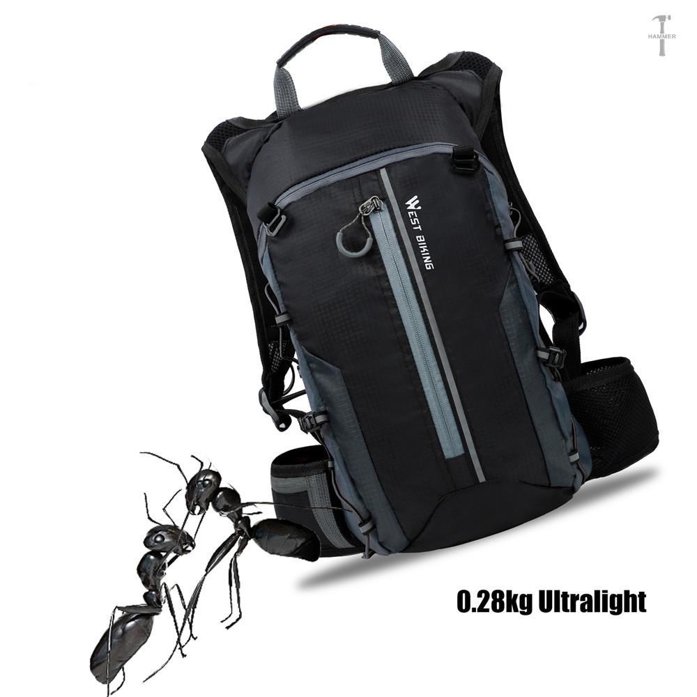 Balo siêu nhẹ thoáng khí chống nước dung tích 10L cho đạp xe / leo núi