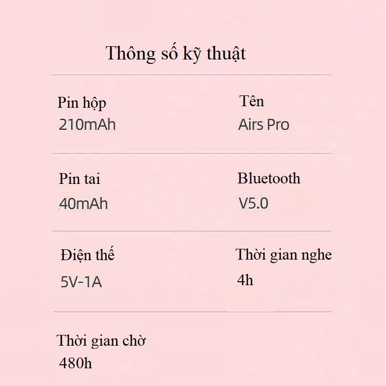 [Mã ELORDER5 giảm 10K đơn 20K]  SIÊU HOT TAI NGHE BLUETOOTH AP3 TWS (Đổi Tên - Định Vị) - Mac Shock