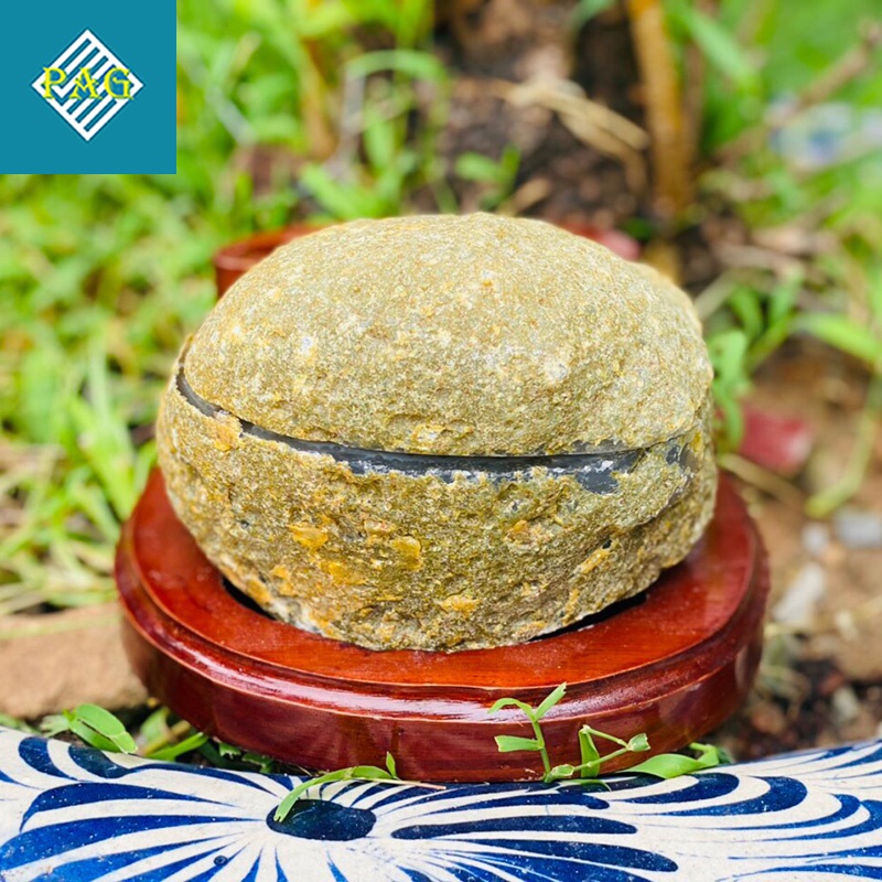 Bát Tụ Bảo Hốc Mã Não Thiên Nhiên Để Bàn Trang Trí Thu Hút Tài Lộc