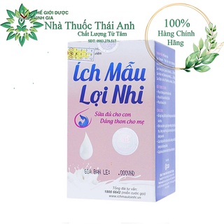 ÍCH MẪU LỢI NHI SẢN PHẨM TĂNG CHẤT LƯỢNG SỮA MẸ(LỌ)