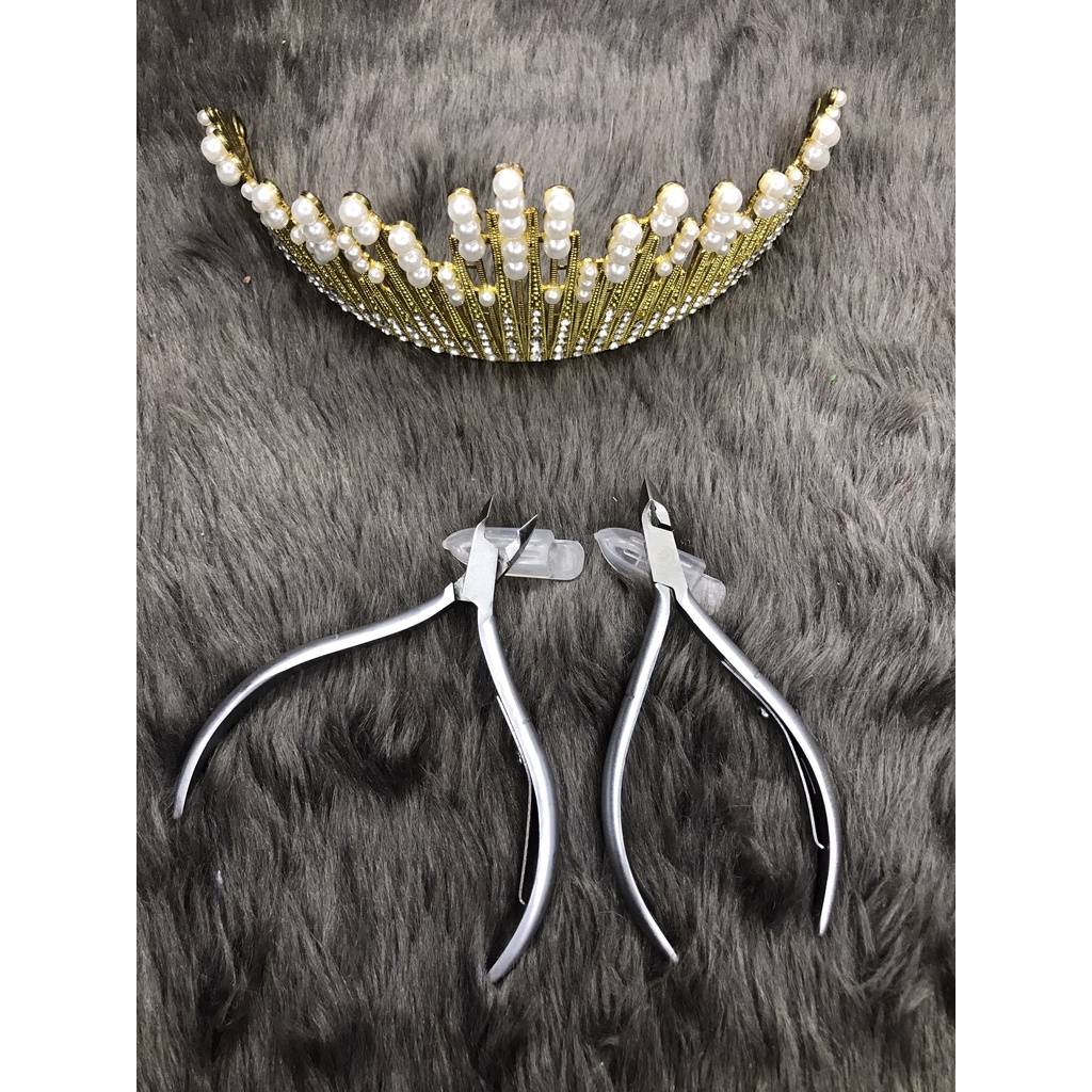 kìm vàng nhặt da inox làm móng ( miễn ship )