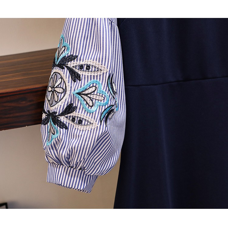 🌸Hàng Order🌸 Váy Sơ Mi Bigsize Thêu Bướm Tay Bồng Cách Điệu Trẻ Trung 🌸Hàng Quảng Châu | BigBuy360 - bigbuy360.vn