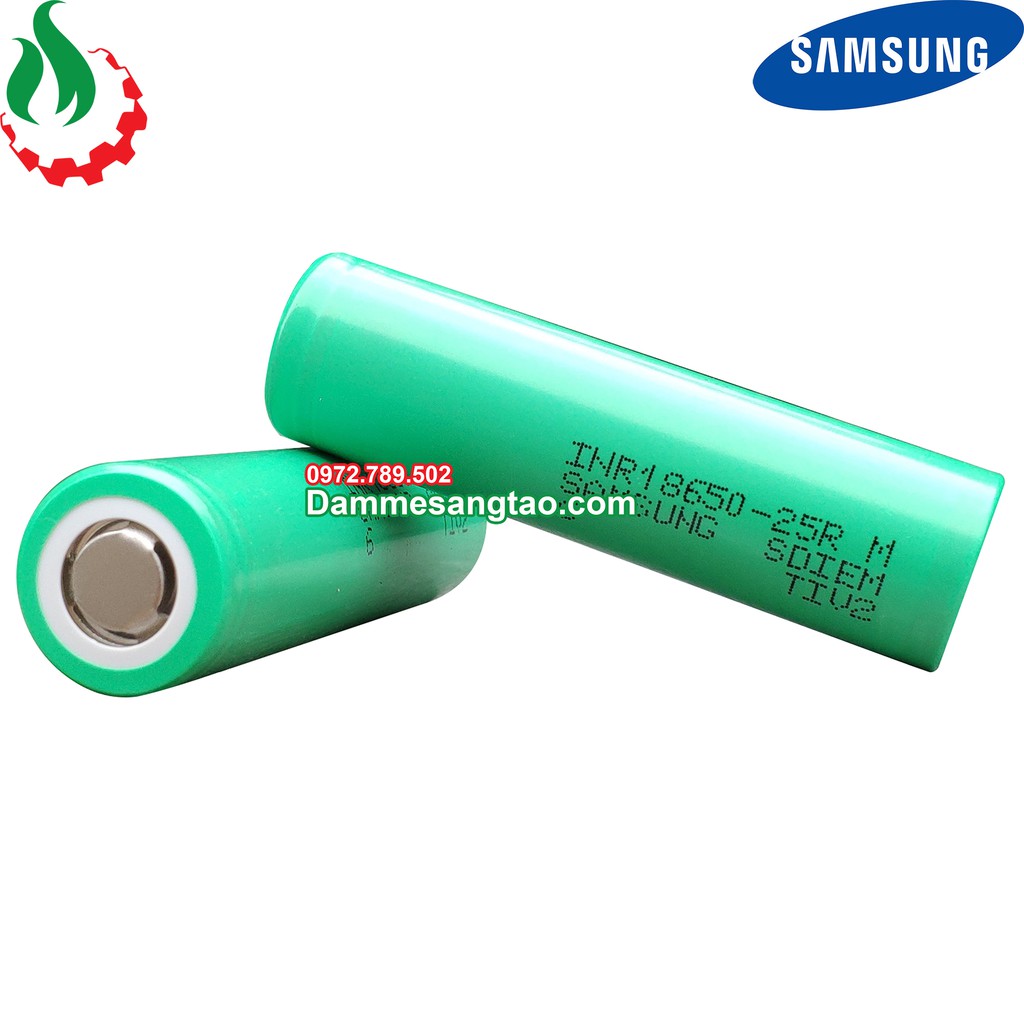 DMST Cell pin 18650 Samsung 25RM 2500mah xả 20a