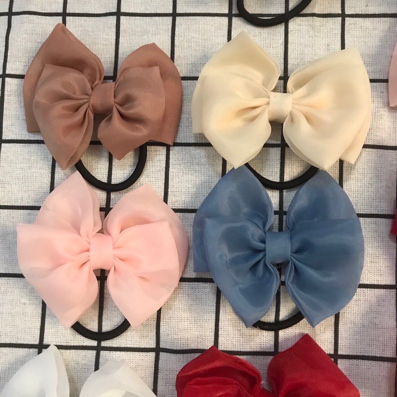 Kẹp Tóc Và Dây Buộc Hình Nơ Hàn Quốc