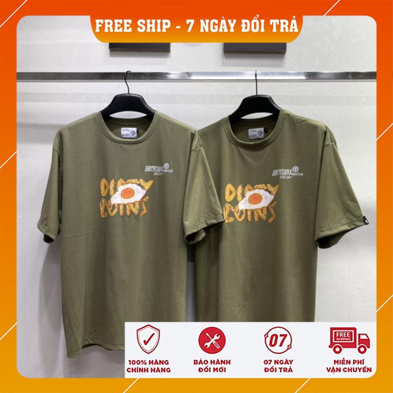 Áo Thun tay lỡ form rộng Dirty Coins Oops La T-Shirt Ốp La nam nữ