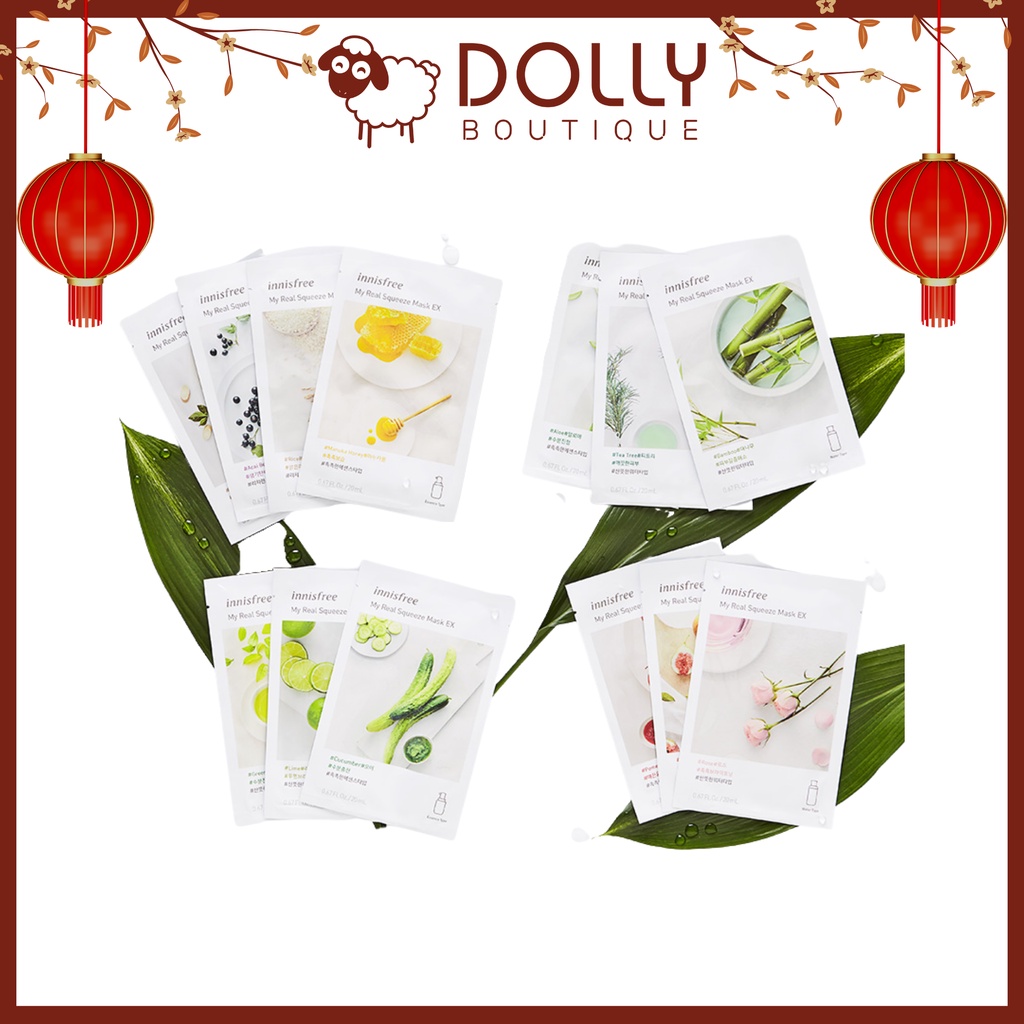 Mặt nạ giấy Innisfree My Real Squeeze Mask 2026 mẫu mới | BigBuy360 - bigbuy360.vn