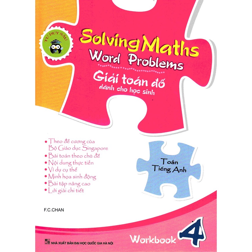 Sách - Solving Maths Word Problems - Giải Toán Đố Dành Cho Học Sinh - Workbook 4