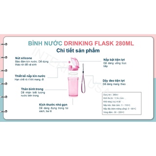 Bình nước Drinking Flask Gen II 280ml Tupperware