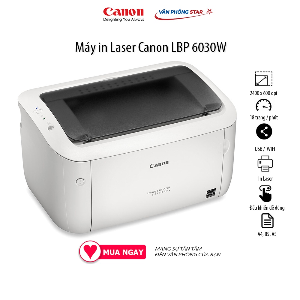 Máy in canon 6030W chính hãng bảo hành toàn quốc