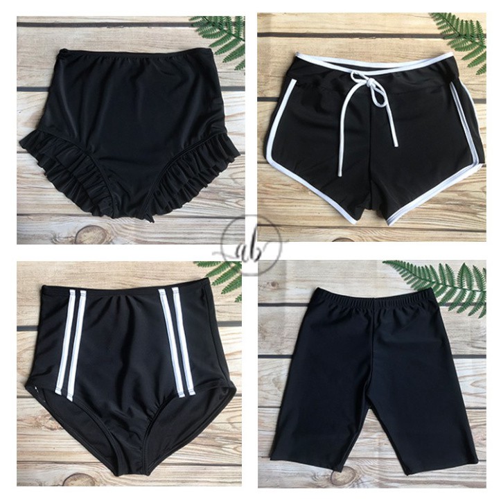 freeship  Quần bơi nữ đẹp,cạp cao,dây rút (Mẫu 1-8)( Freesize 40 - 60kg)