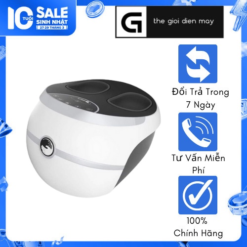 Máy massage chân cao cấp HMF-260 trang bị túi khí giúp tăng hiệu quả massage, chế độ sưởi bằng sợi carbon
