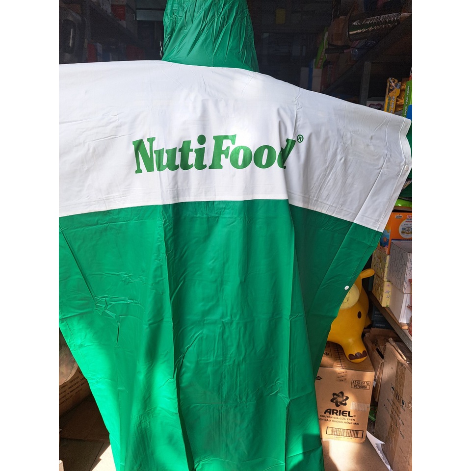 Áo mưa nhựa dẻo xanh lá Nuti