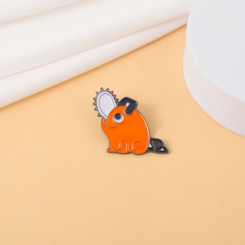 Ghim cài áo QIHE JEWELRY phong cách phim hoạt hình Peripherals Chainsaw Man ngộ nghĩnh