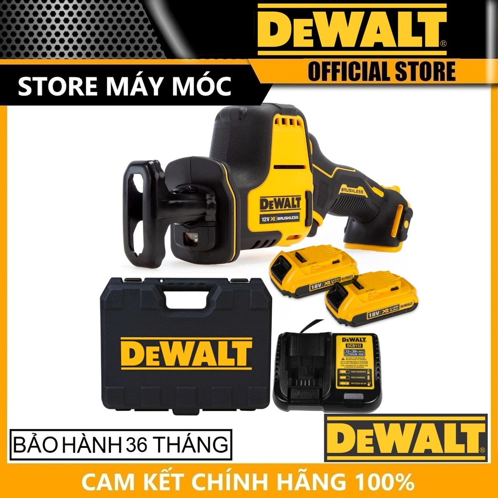 MÁY CƯA CẦM TAY 12V DEWALT DCS312D2- HÀNG CHÍNH HÃNG