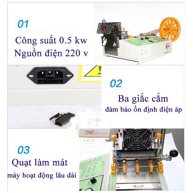 Máy cắt nhãn mác &gt; Dây viền &gt; Dây đai nhiệt tự động &gt; Cắt nhám xéo