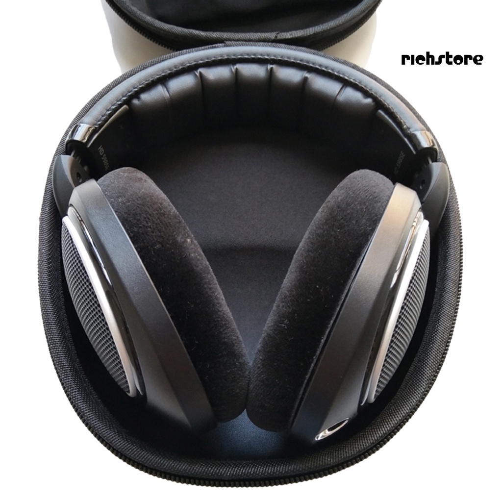 richstore Portable Headphone Case Dustproof Lightweight EVA Hard Shell Headset Travel Bag for Sennheiser HD202 HD419 HD429 HD439 HD449 HD515