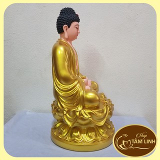 Tượng Phật A Di Đà Cao 30cm Nhựa Composite