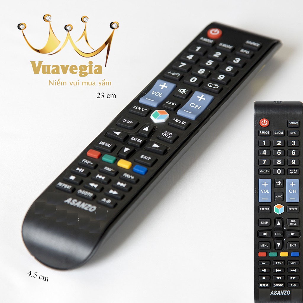 CHÍNH HÃNG Remote điều khiển Tivi ASANZO ĐỦ LOẠI II