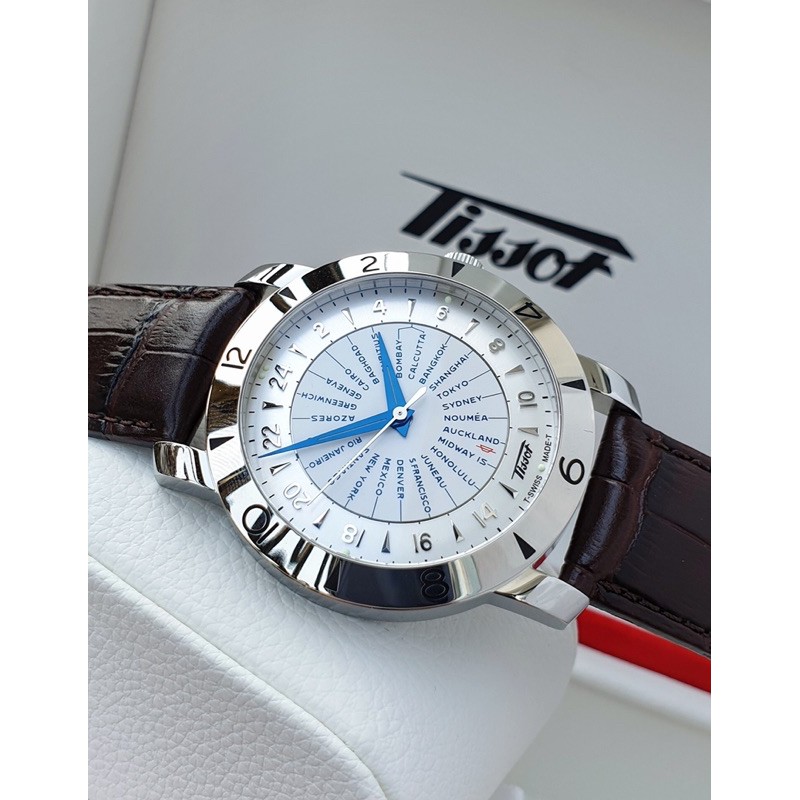 Đông Hồ Nam Tissot Heritage Worldtimer GMT