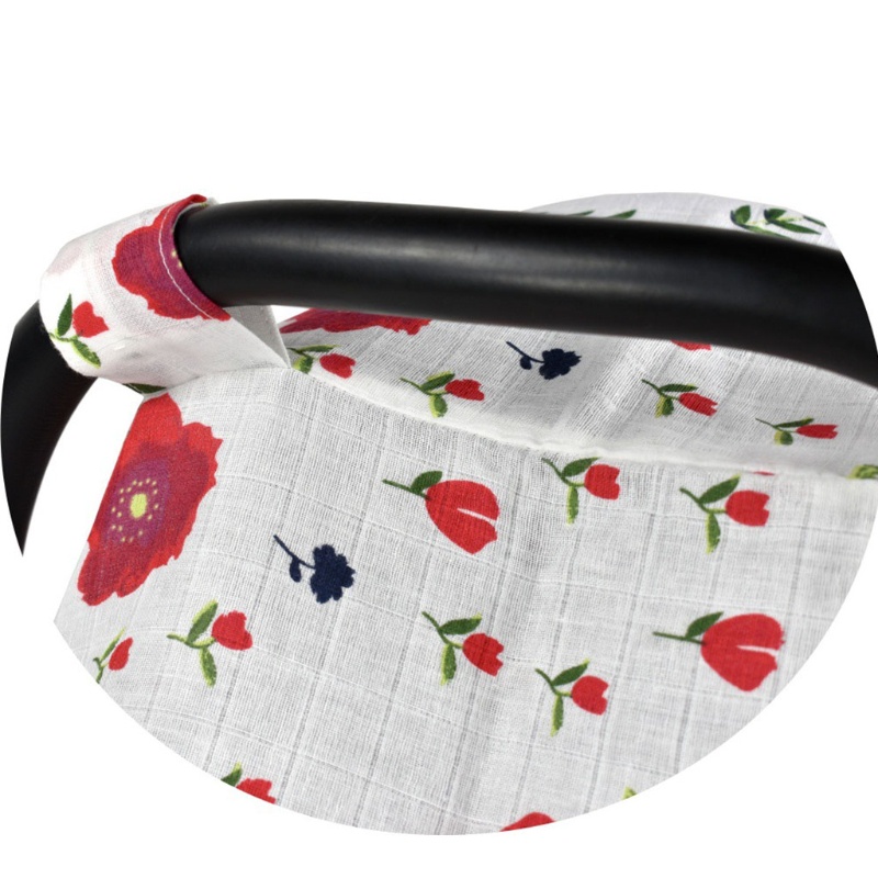 Vỏ Bọc Xe Đẩy Em Bé Bằng Cotton Trơn Đa Năng