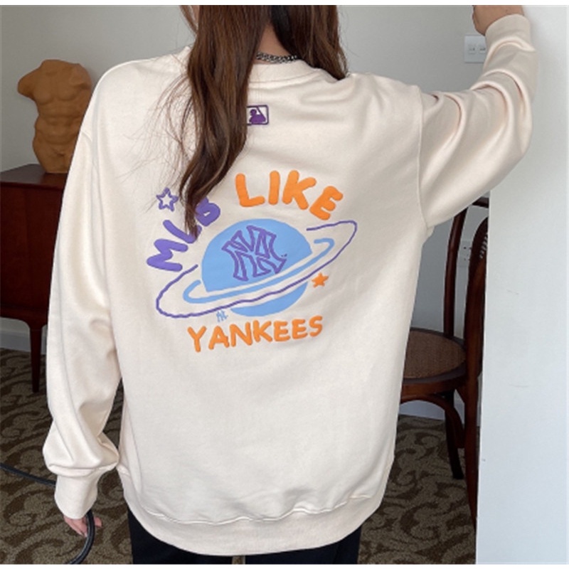 [ Mã 12FASHIONSALE1 giảm 10K đơn 50K ] Áo sweater tay dài cổ tròn in họa tiết trẻ trung dành cho cặp đôi | BigBuy360 - bigbuy360.vn