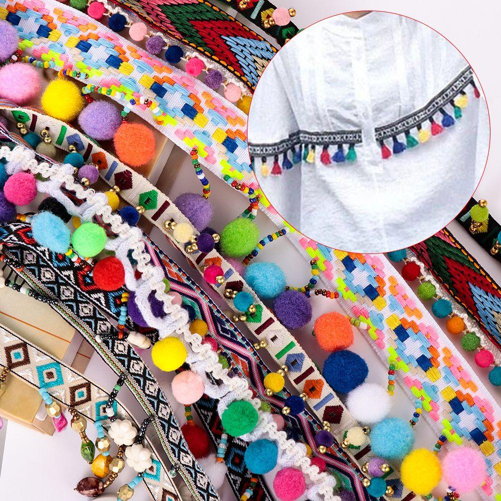 Dải Dây Tua Rua Dài 1 Yard Dùng Trang Trí Thủ Công Phong Cách Bohemia