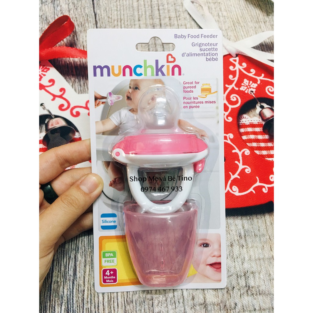 [HÀNG CHÍNH HÃNG] Túi Nhai Ăn Dặm Chống Hóc Silicone Munchkin