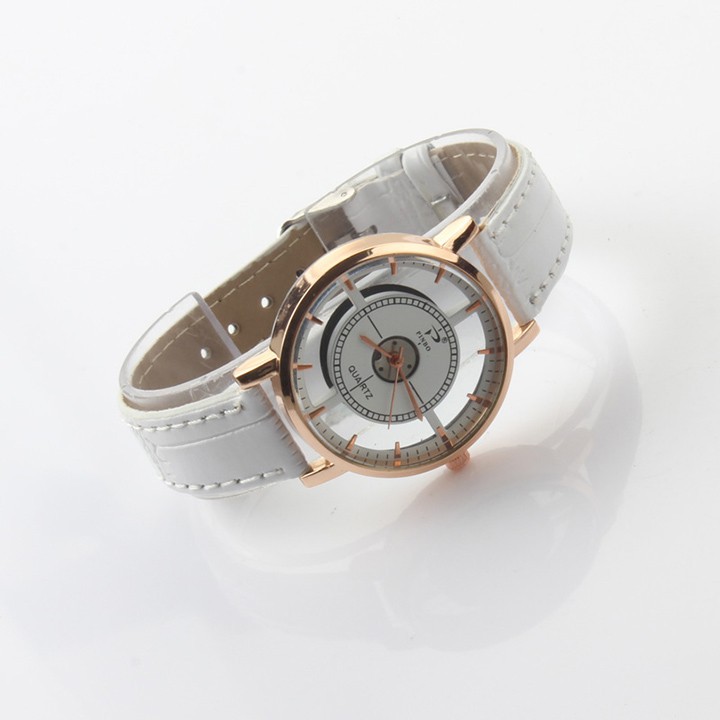 ĐỒNG HỒ NAM NỮ ROSIVGA 1, DÂY DA, MẶT TRÒN, THIẾT KẾ TRỜI TRANG Bán lẻ giá sỉ