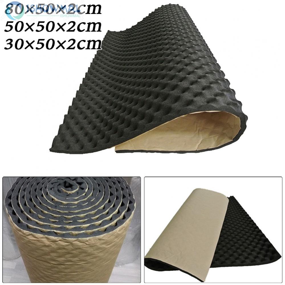 ⚡Hot Sale⚡1 X Heat Shield Insulation Car Sound Deadener Foam Mat Noise Sound Absorber 2CM-ISHOW