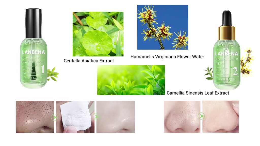 Mặt Nạ Tẩy Mụn Đầu Đen Chuyên Nghiệp Lanbena Serum Dưỡng Ẩm Se Khít Lỗ Chân Lông Cân Bằng Chăm Sóc Da (Bước 1 & Bước 2) | BigBuy360 - bigbuy360.vn