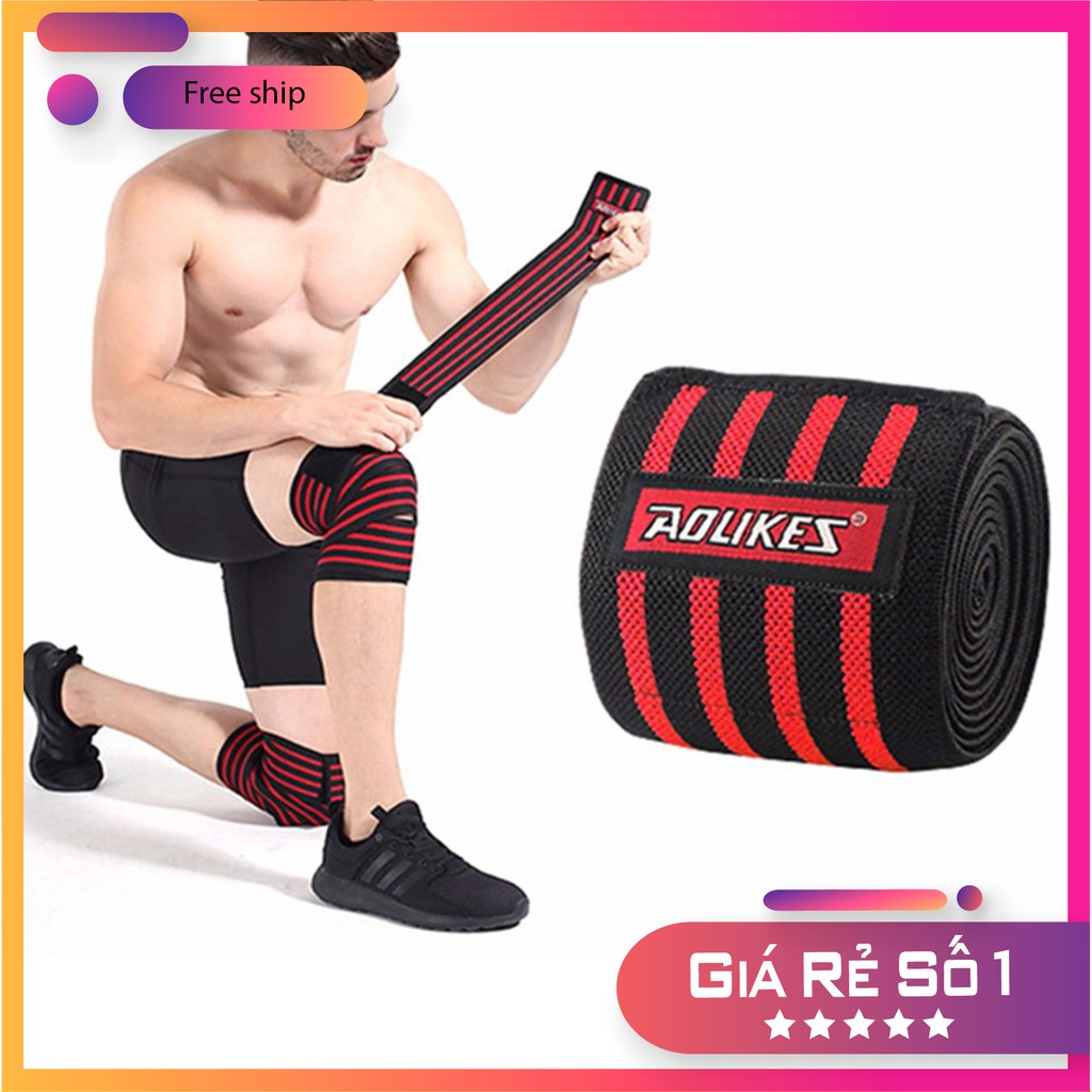 Quấn gối Aolikes - Bảo vệ đầu gối tập Gym (1 chiếc )