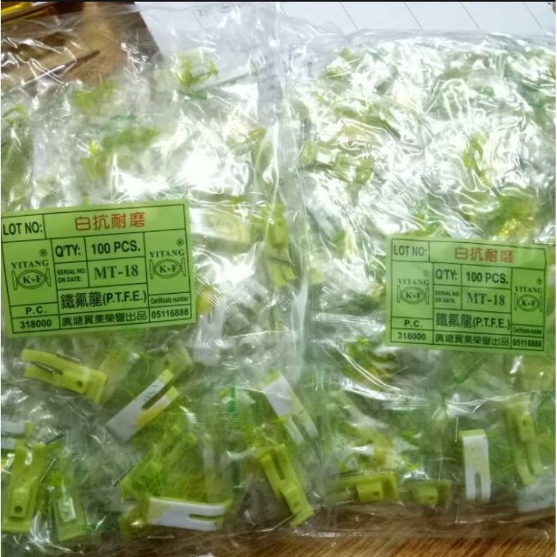 Đế chân vịt nhựa 2 da  máy may công nghiệp