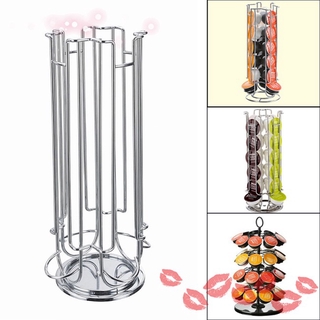 【In stock】 Revolving Rotating Coffee Pod Capsule Holder Tower Stand Rack