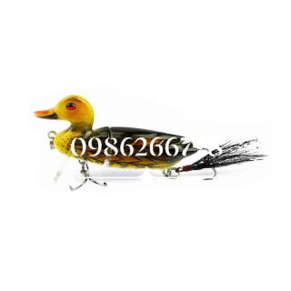 Mồi Câu Lure Hình Vịt 3D Siêu Nhạy