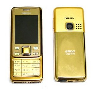 Nokia 6300- main zin-màn hình zin-ko pin,ko phụ kiện- màu gold