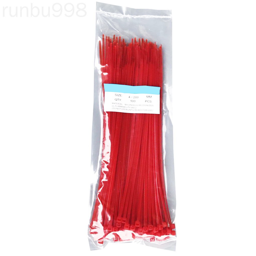Bộ 100 Dây Rút Nhựa Tự Khóa Runbu998