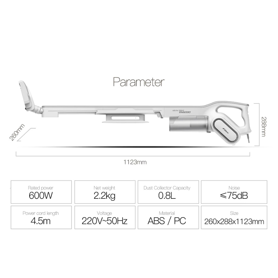 Máy Hút Bụi Cầm Tay DEERMA DX700 | DX700S 2 trong 1 lực hút mạnh 600W