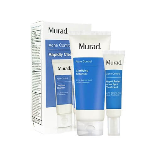 Bộ đôi giảm mụn Murad Acne Control Rapidly Clear Duo [50ml]