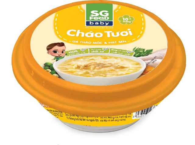 Cháo chén với 4 vị của SG FOOD