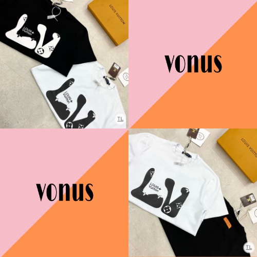 Áo thun nam nữ LV cao cấp I Áo phông ngắn tay nam nữ chất cotton mát co giãn,mềm mịn I Thiết kế form trẻ trung I #TL004. | BigBuy360 - bigbuy360.vn