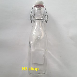 Chai thủy tinh nắp cài 500ml kín hơi tuyệt đối (Nhập khẩu Italy) -Đựng rượu, mật ong, Nước hoa quả... -NPP HS shop