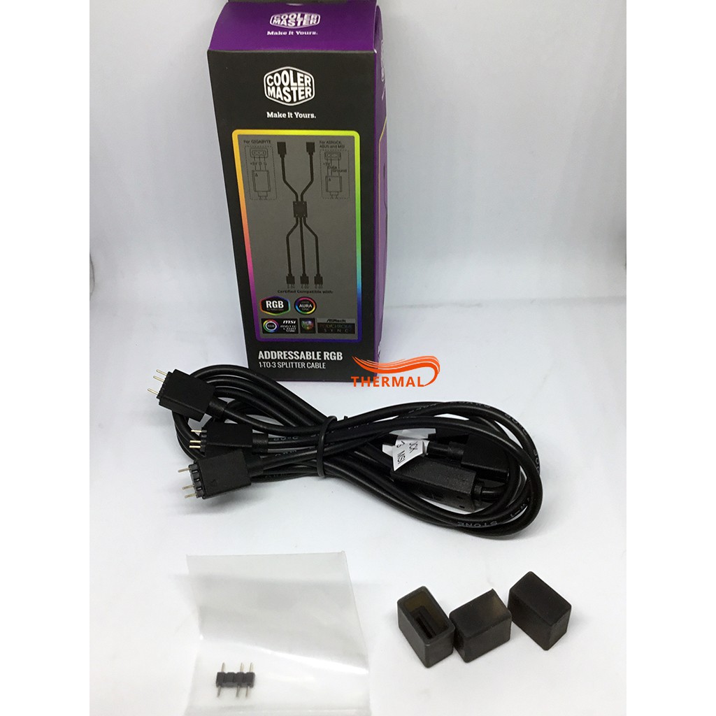 Dây chia quạt Cooler Master A-RGB 1-to-3 Splitter Cable - Dây chia A-RGB 5v