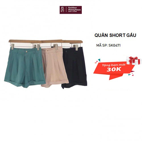 Quần Short Nữ Gập Gấu SKG471